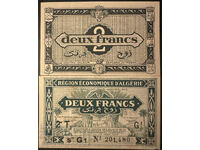 Αλγερία 2 Φράγκα 1944 Οικονομική Περιοχή Επιλογή 102 Αναφ. 1480