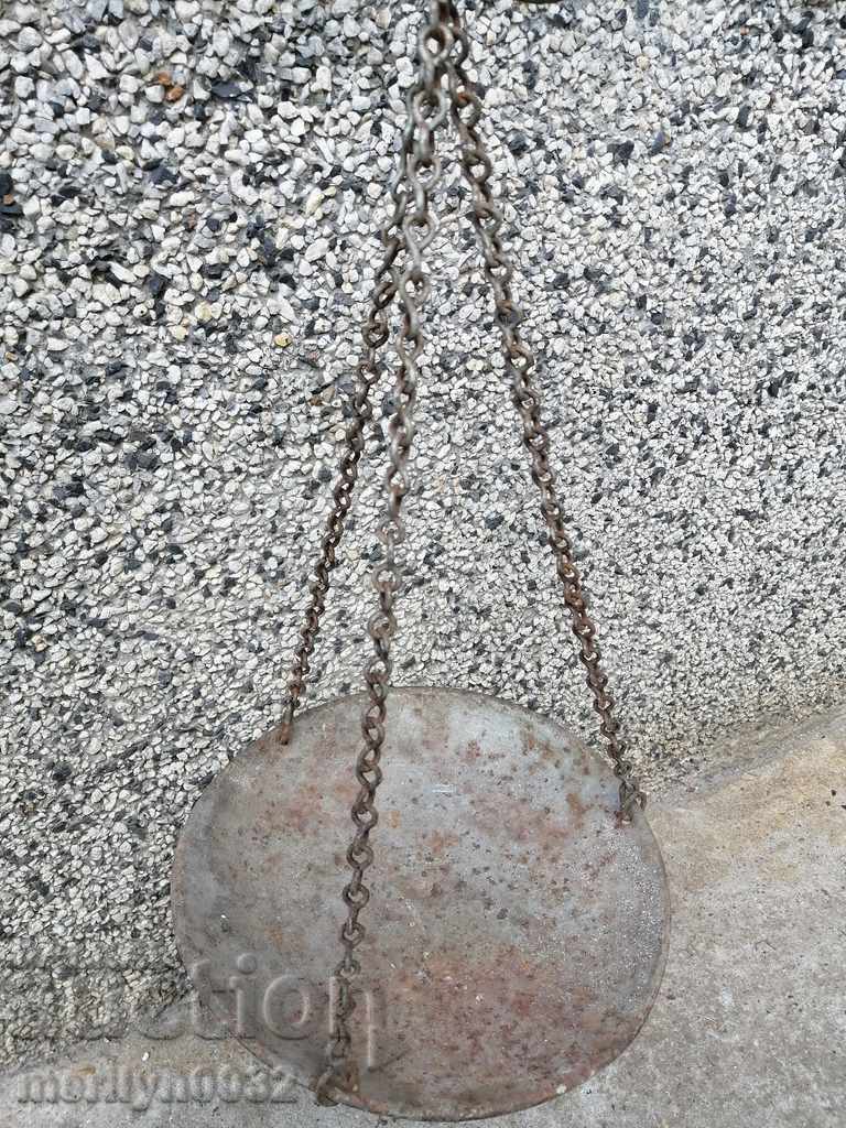 Auction An old pocket scales with a tapas scales, scales, palanca Auction An old pocket scales with a tapas scales, scales, palanca