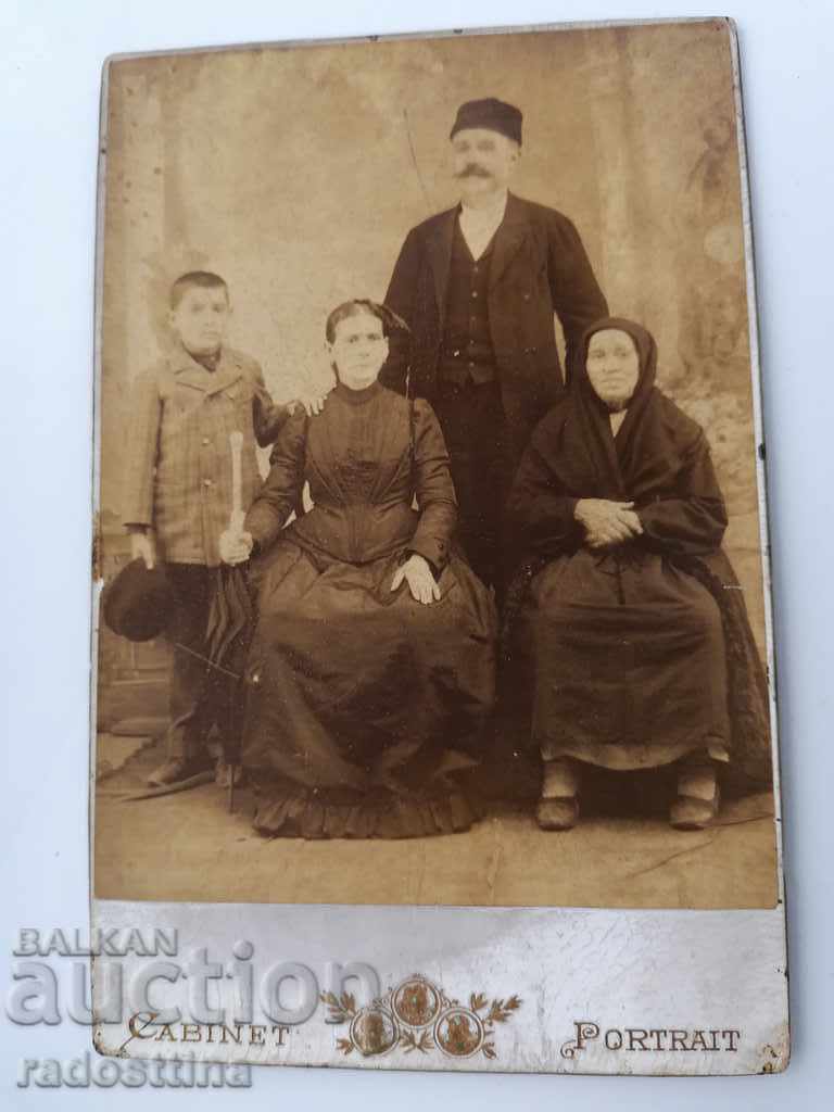 Снимка картон фотография 1890 г.