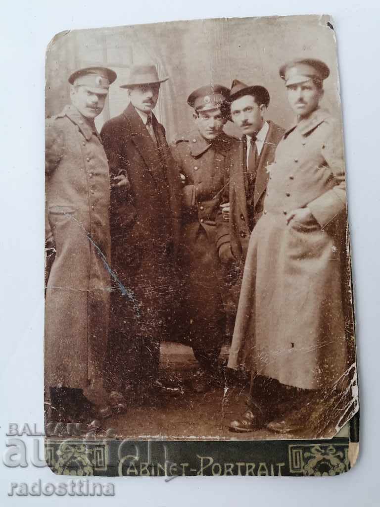 Fotografie carton ofițer țarist