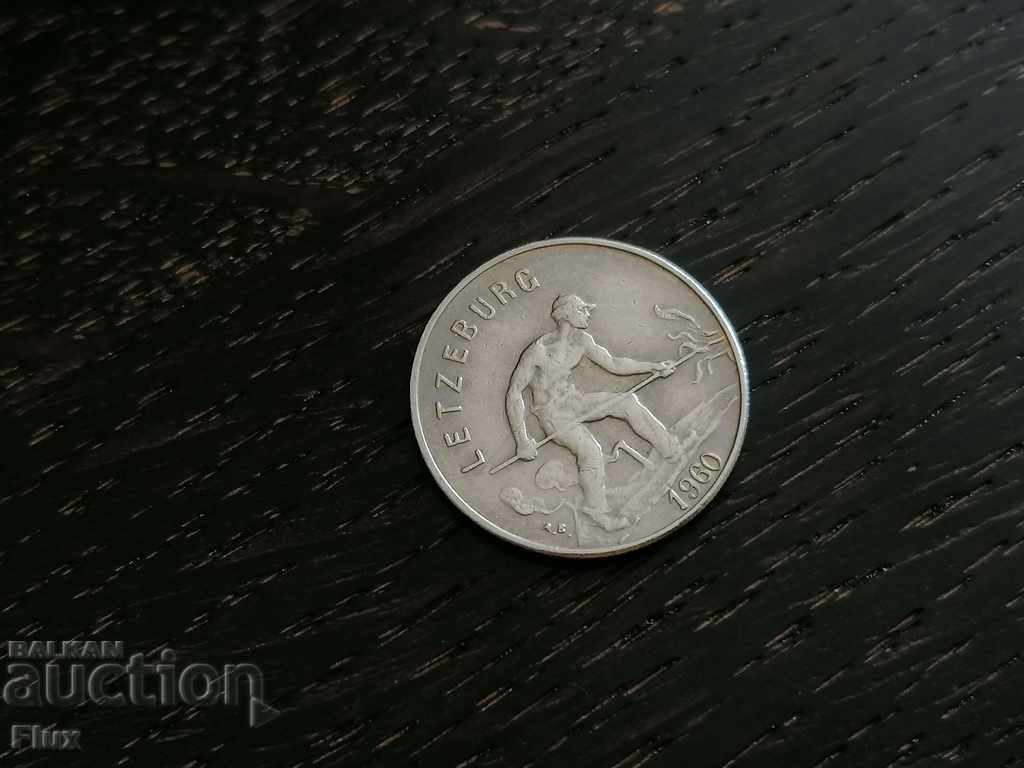 Coin - Luxembourg - 1 franc | 1960 with price 1.75 BGN | € 0.89 Coin - Luxembourg - 1 franc | 1960 with price 1.75 BGN | € 0.89