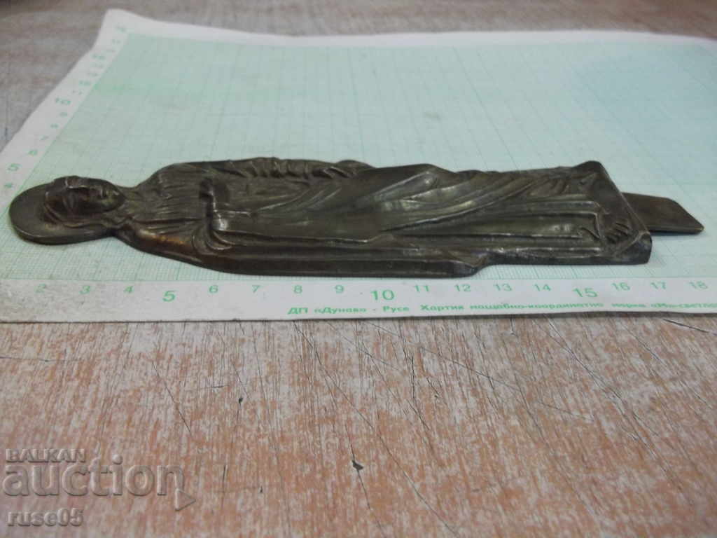Figure old from bronze of a saint - 156,22 g. - 7 Figure old from bronze of a saint - 156,22 g. - 7