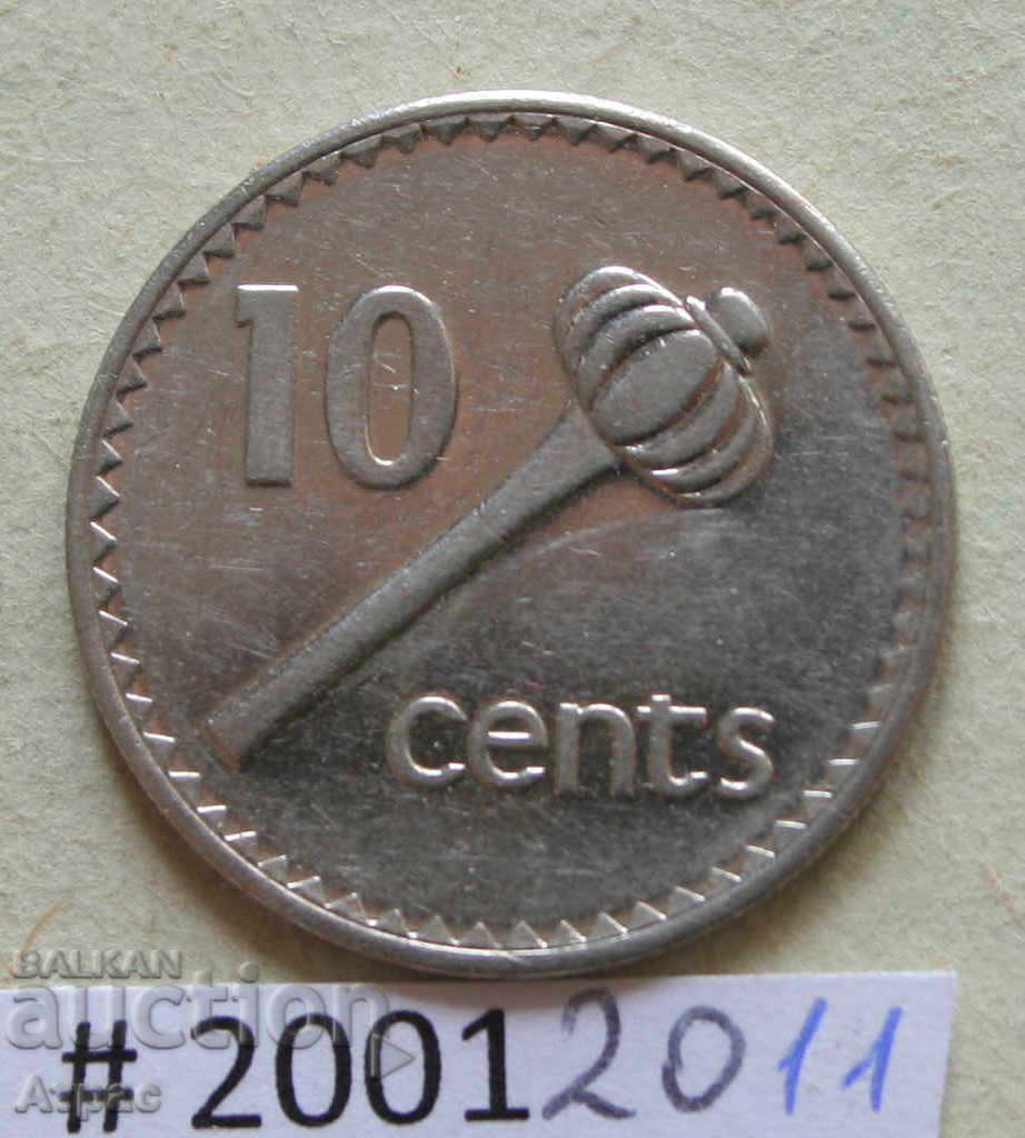 10 σεντς 1992 Φίτζι