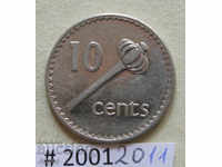 10 σεντς 1992 Φίτζι