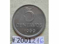 5 centavos 1969 Brazil