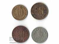 lot of Yugoslav coins - 4 pieces / YugoslaviaHi