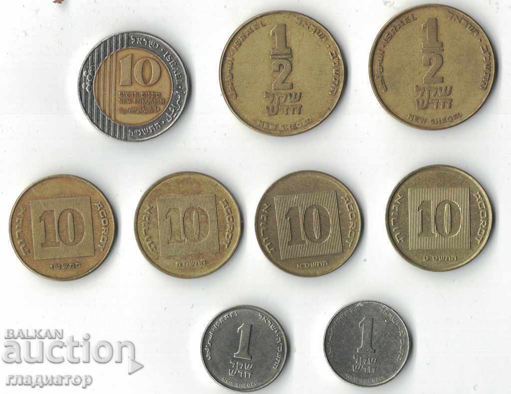Lot of shekels - Israel - 9 pieces