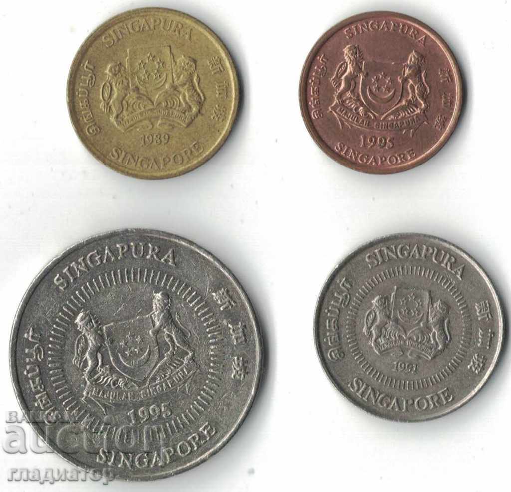 Singapore - lot of 4 centsA with price 2.20 BGN | € 1.12 Singapore - lot of 4 centsA with price 2.20 BGN | € 1.12