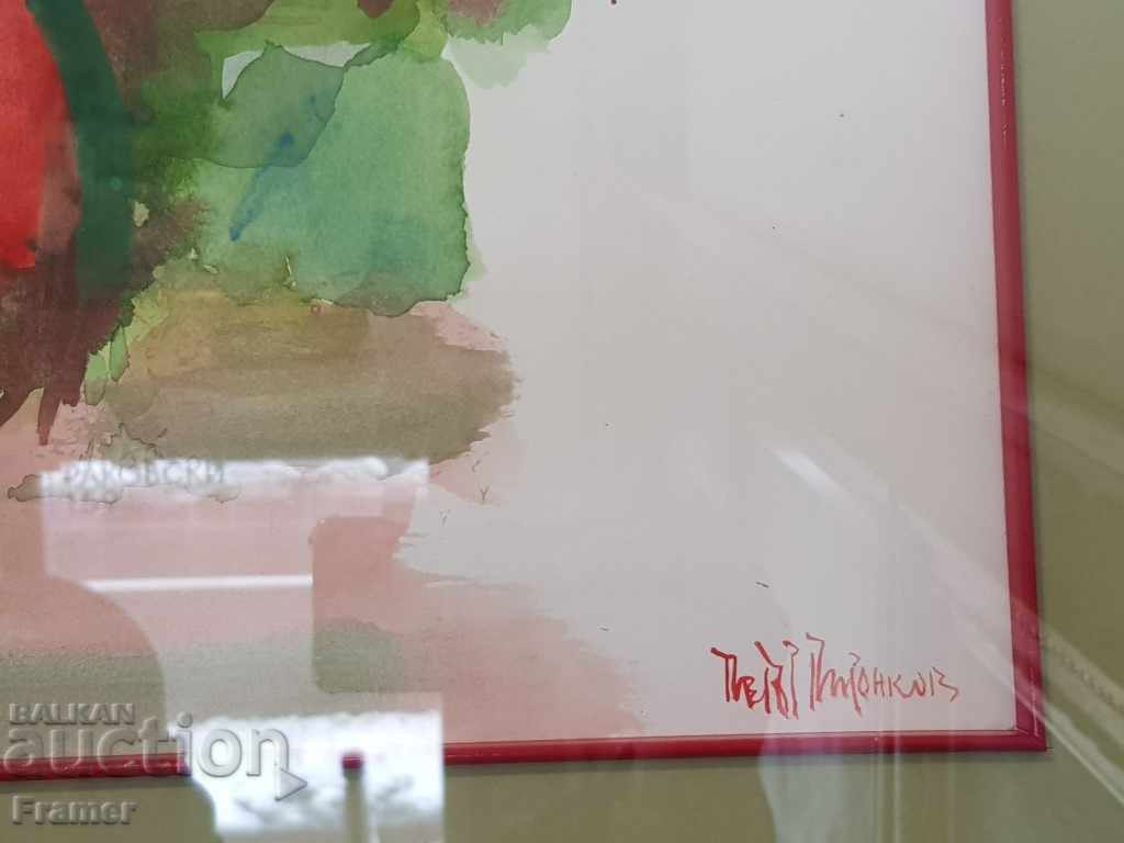 Delivery of Peter Pironkov Spring in the Rhodopes - Rhodope landscape with horses