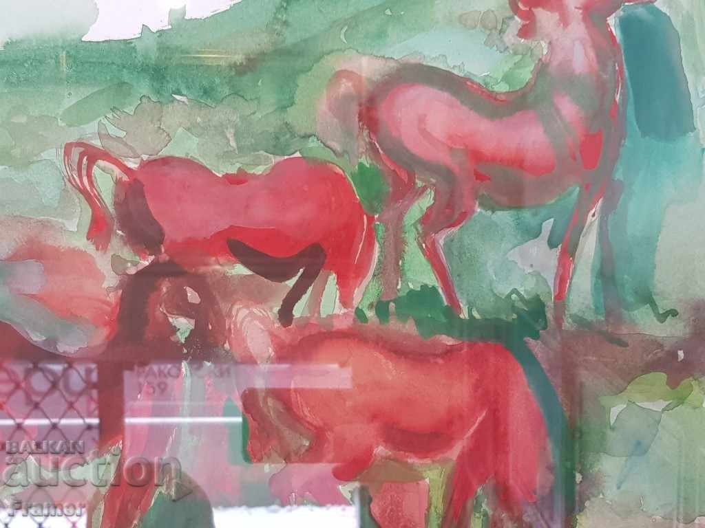 Peter Pironkov Spring in the Rhodopes - Rhodope landscape with horses - 5