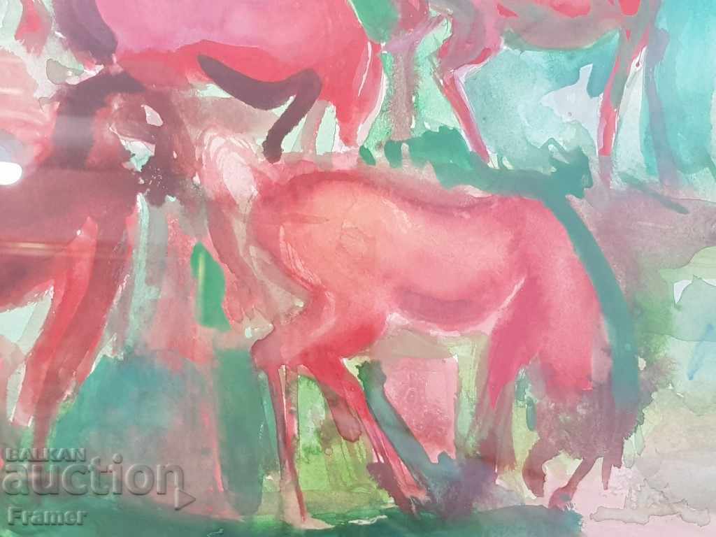 Peter Pironkov Spring in the Rhodopes - Rhodope landscape with horses - 6