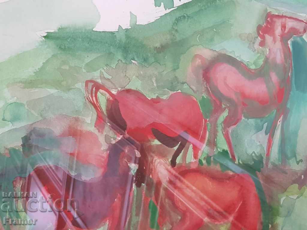 Peter Pironkov Spring in the Rhodopes - Rhodope landscape with horses - 7