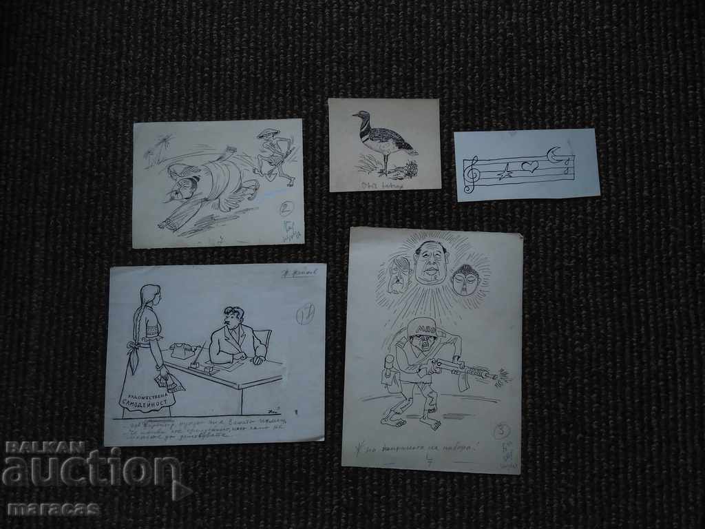 Delivery of Ink caricatures