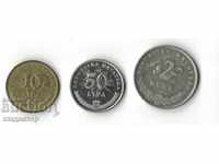 Lotul Croației - 3 monede din Croația