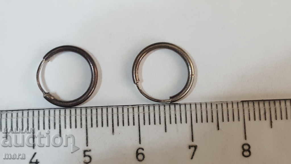 Auction Baby silver earrings Auction Baby silver earrings