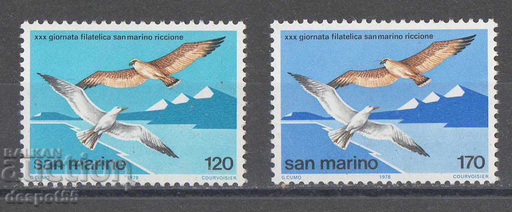 1978. Άγιος Μαρίνος. Φιλοτελική Έκθεση, Σαν Μαρίνο - Ριτσιόνε.