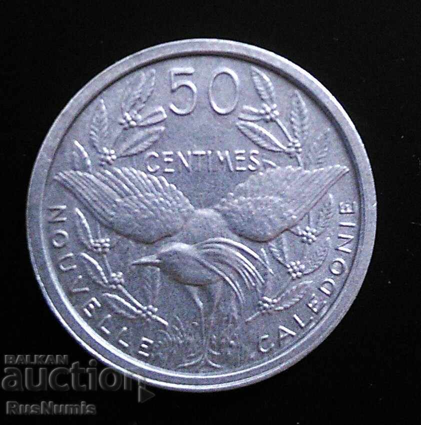 Νέα Καληδονία. 50 σεντ 1949 UNC.