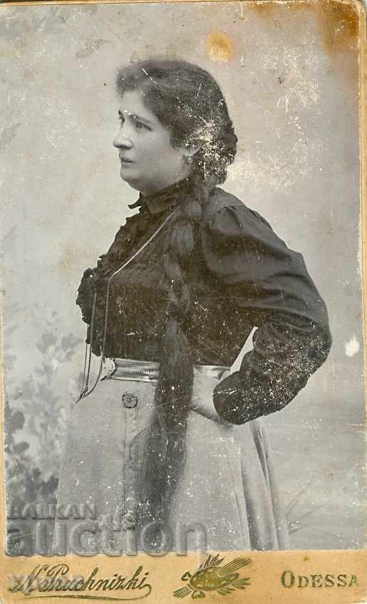 OLD PHOTO - CARDBOARD - ODESSA - M0988