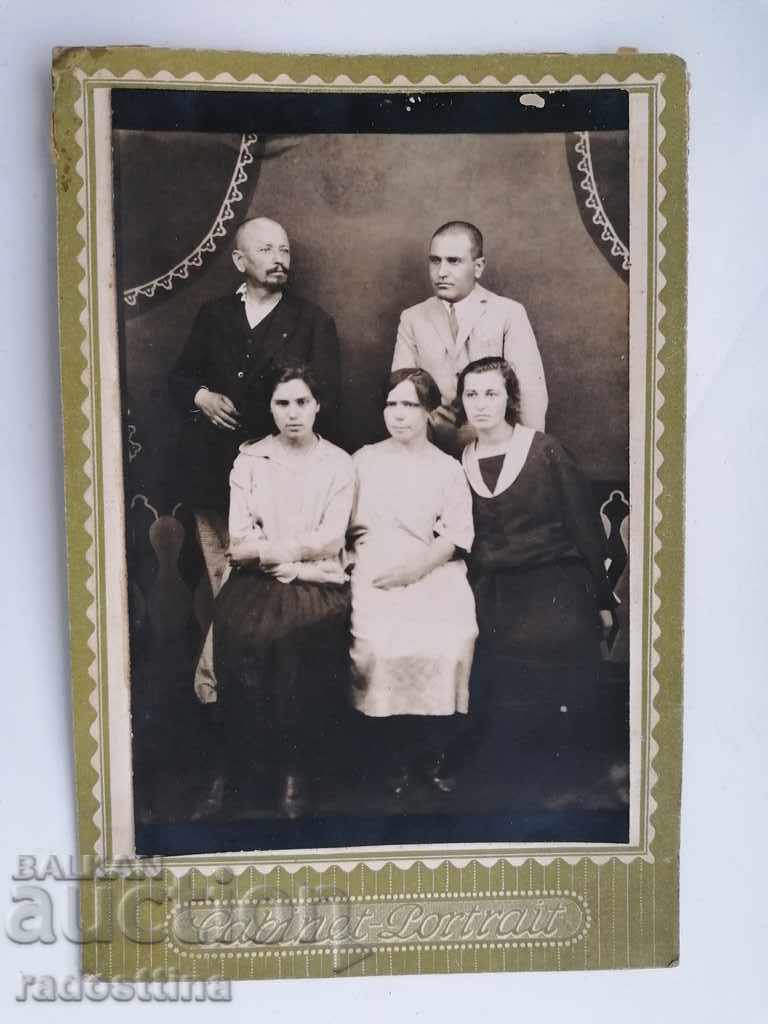 Φωτογραφία χαρτόνι φωτογραφίας Karnobat 1925