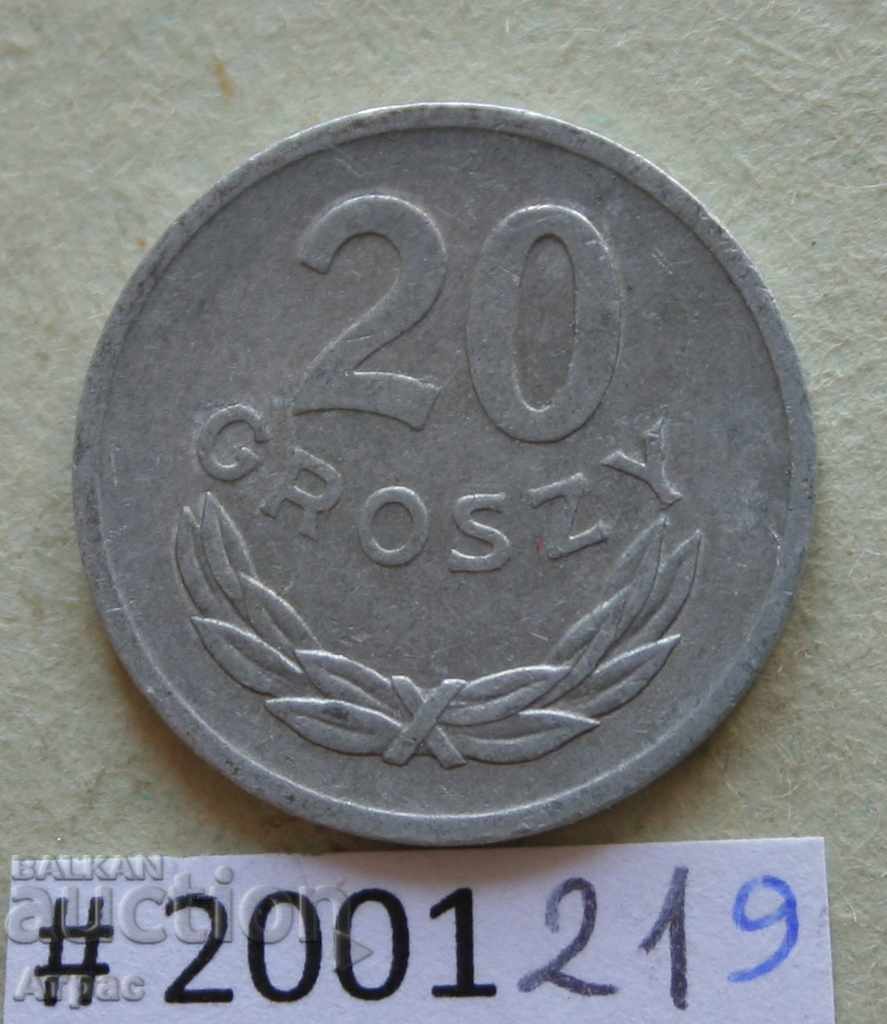 20 Grotes 1972 Πολωνία