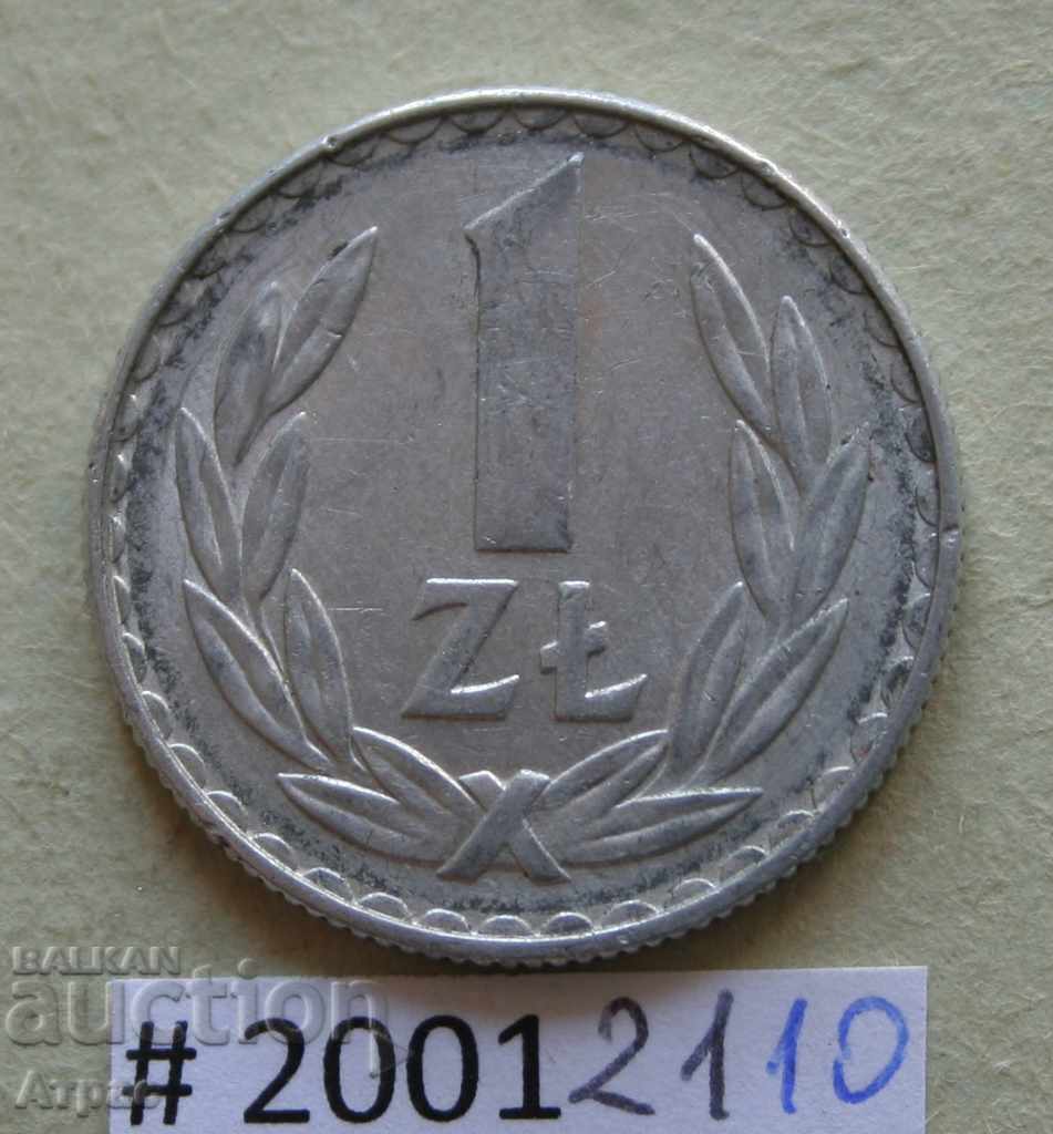 1 zloty 1978 Polonia