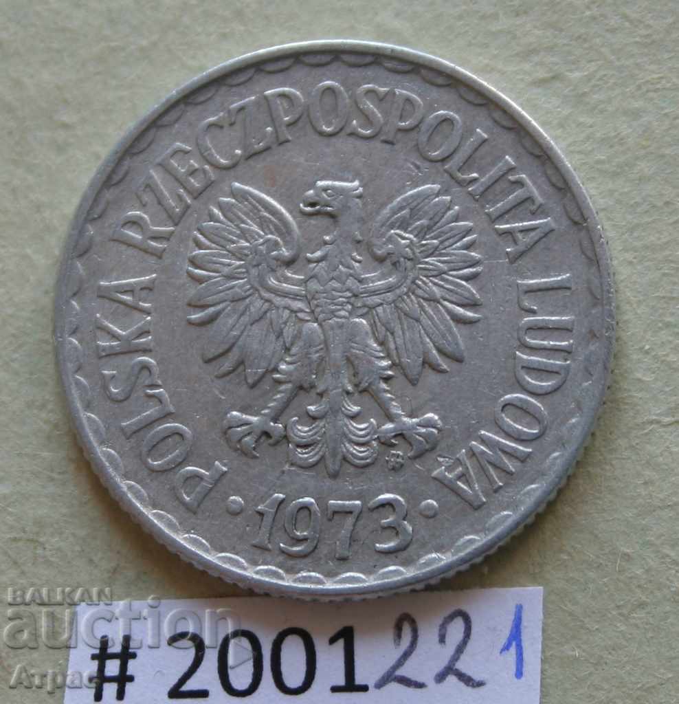 1 zloty 1973 Polonia cu preț € 0.31 | 0.61 BGN