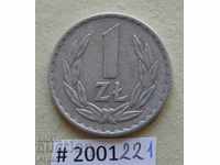 1 zloty 1973 Poland