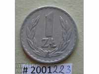 1 zloty 1974 Polonia