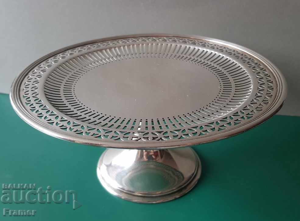 Tavă argintie pentru fructe TIFFANY Art New Tiffany & Co 1909