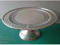 TIFFANY silver fruit bowl tray Art New Tiffany & Co 1909