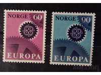Norvegia 1967 Europa CEPT MNH