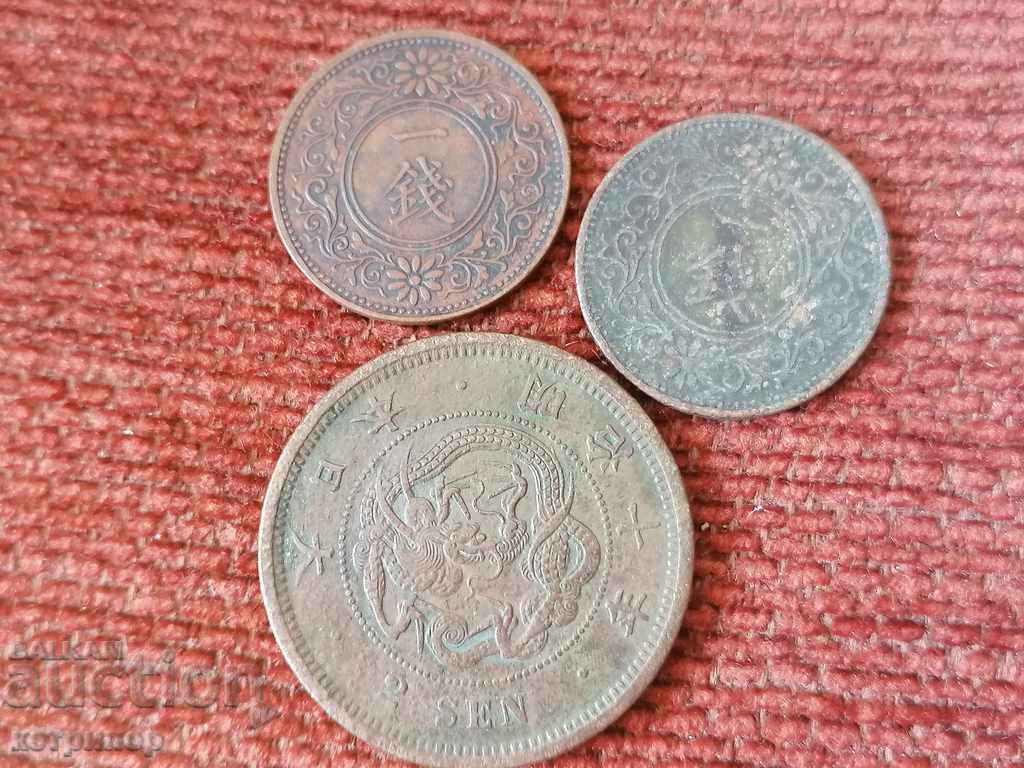 Auction Lot of Japan copper different years Auction Lot of Japan copper different years