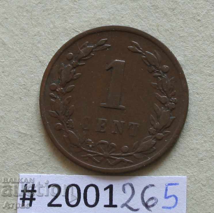 1 cent 1878 Olanda