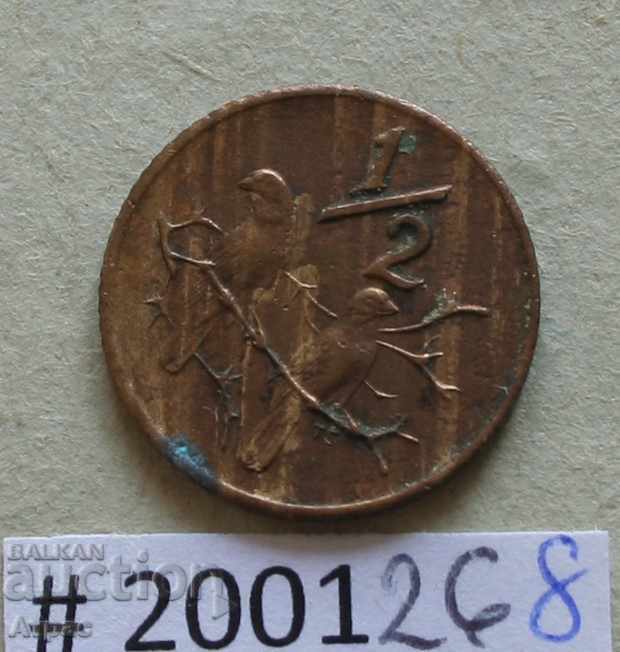 1/2 cent 1970 Africa de Sud