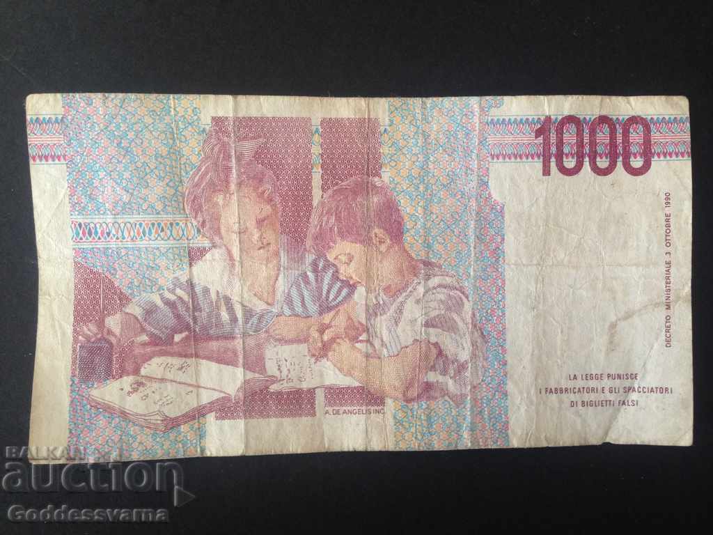 8738 Italy 1000 lire 1990 Ref 8738 with price 1.00 BGN | € 0.51 8738 Italy 1000 lire 1990 Ref 8738 with price 1.00 BGN | € 0.51