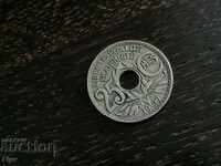 Monedă - Franța - 25 centimes | 1927