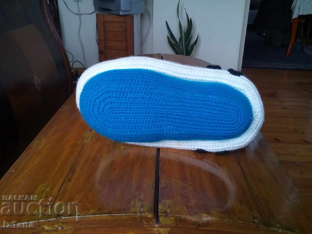 Păpușă veche tricotată, jucărie - 5