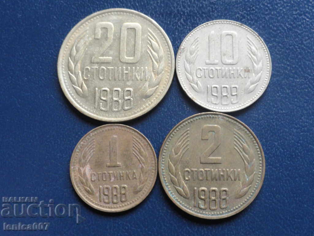 Bulgaria 1988-89 - Lot of coins - 5