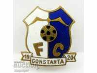 OLD FOOTBALL BADGE-FC CONSTANZA-ENAMEL