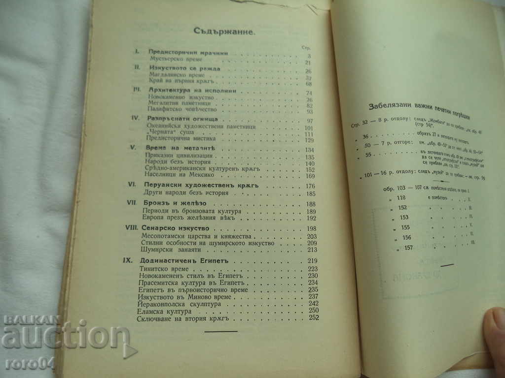 HISTORY OF PLASTIC ARTS - NIKOLAY RAINOV - 1932 - 6 HISTORY OF PLASTIC ARTS - NIKOLAY RAINOV - 1932 - 6