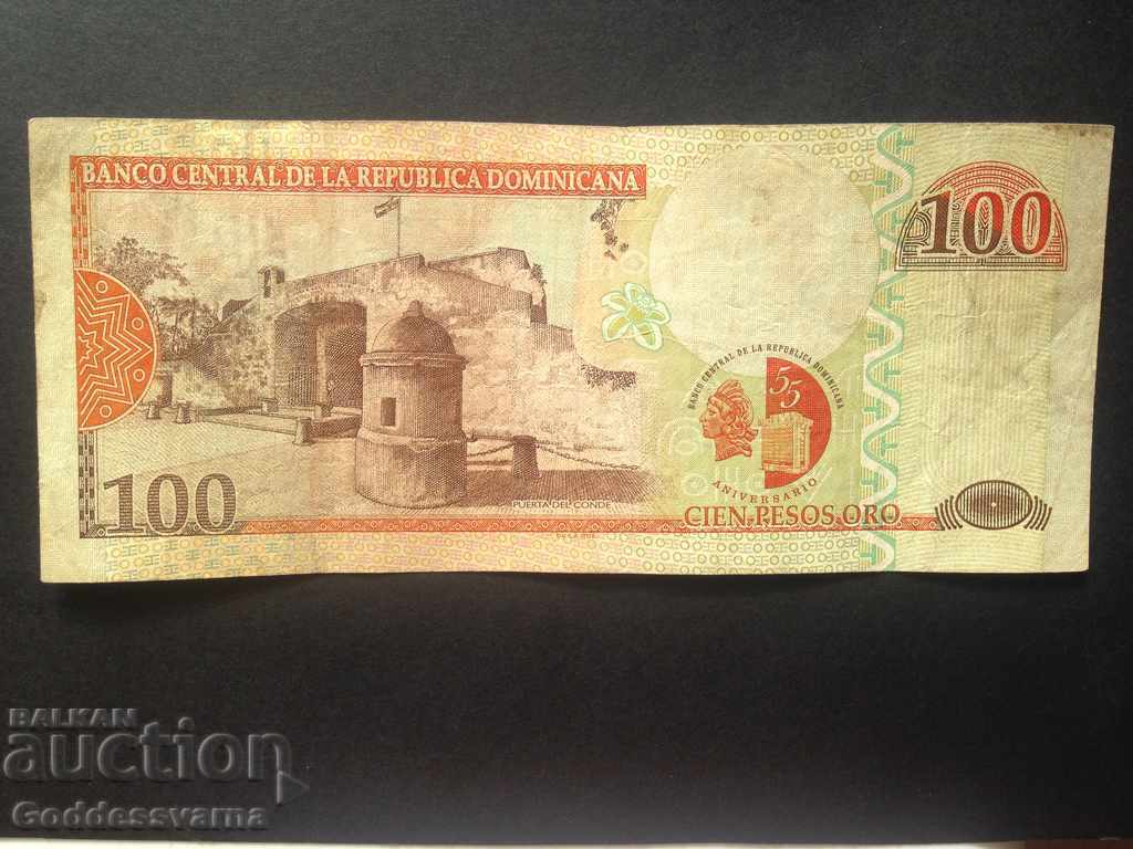 Dominican Rep 100 Pesos 2002 Pick 175 Ref 8535 with price 15.00 BGN | € 7.67 Dominican Rep 100 Pesos 2002 Pick 175 Ref 8535 with price 15.00 BGN | € 7.67