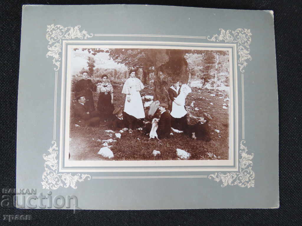 СТАРА ФОТОГРАФИЯ - КАРТОН - ГОЛЯМА 012