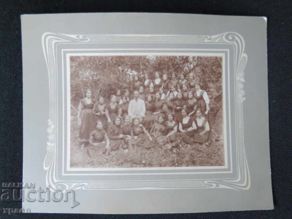 СТАРА ФОТОГРАФИЯ - КАРТОН -  ГОЛЯМА 007