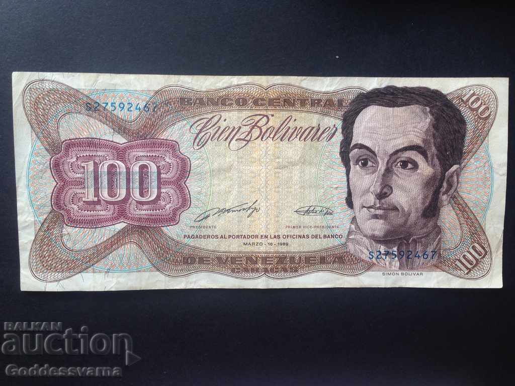 Βενεζουέλα 100 Bolivares 1987 Ref 2467