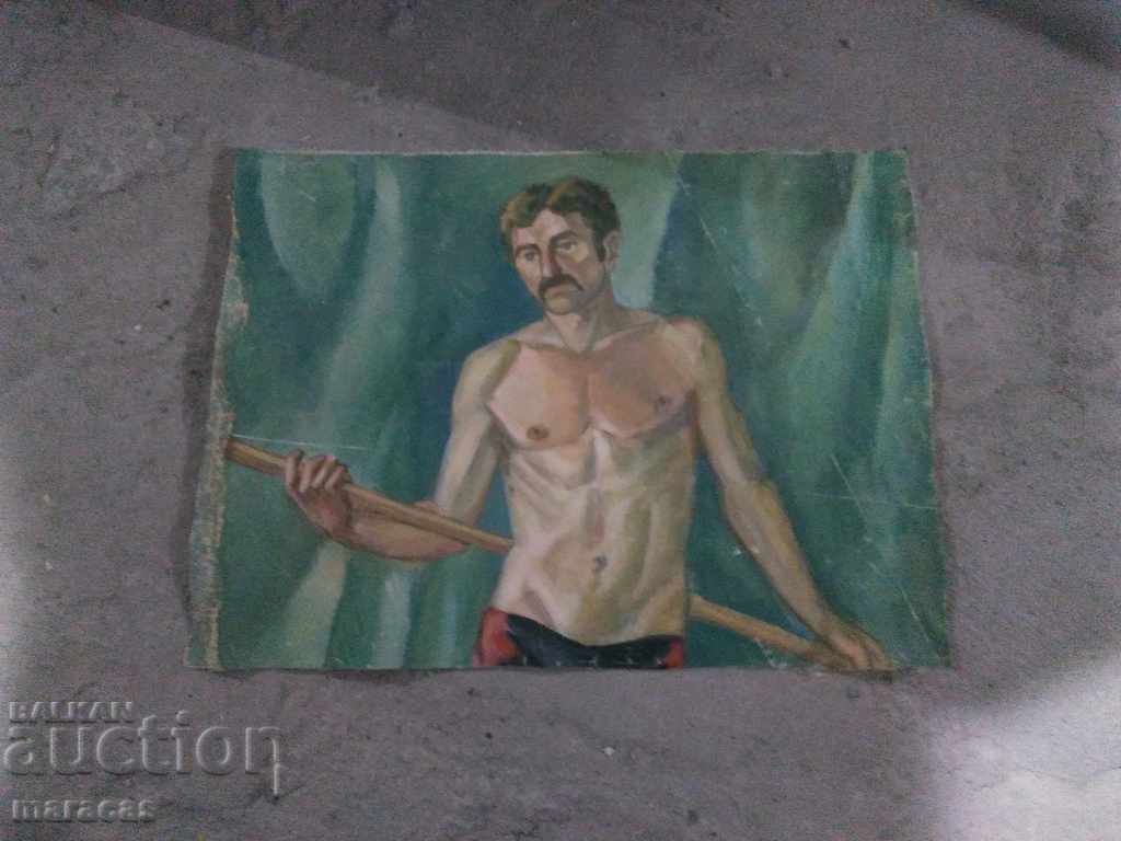 Licitație Pânze grunduite vechi pentru pictură