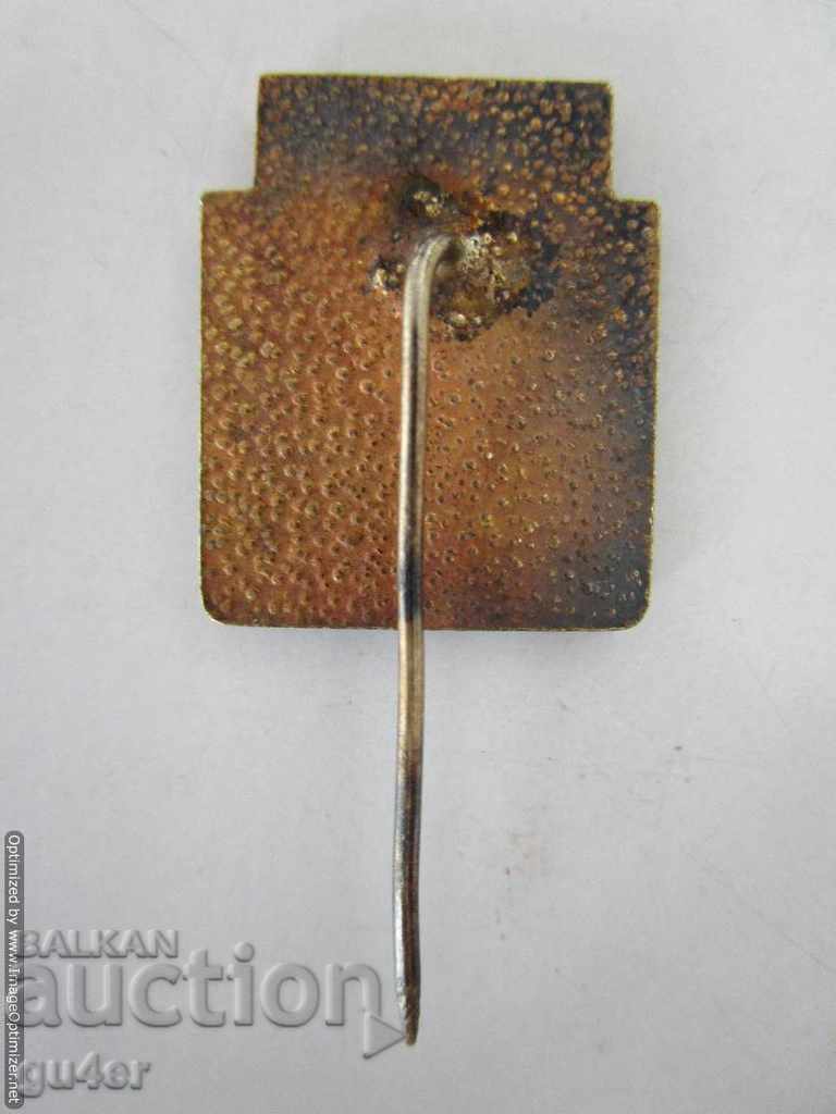 Livrarea ❌❌❌❌ NR Bulgaria, insignă, bronz, ORIGINAL❌❌❌❌