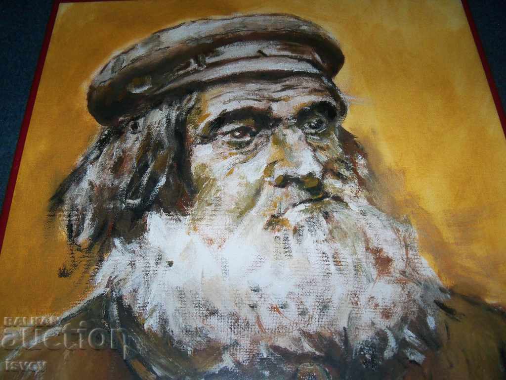 Страхотен маслен портрет на възрастен мъж - 5 Страхотен маслен портрет на възрастен мъж - 5
