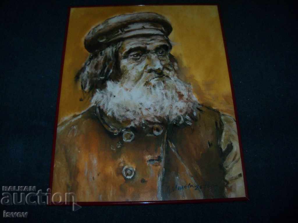 Страхотен маслен портрет на възрастен мъж - 7 Страхотен маслен портрет на възрастен мъж - 7