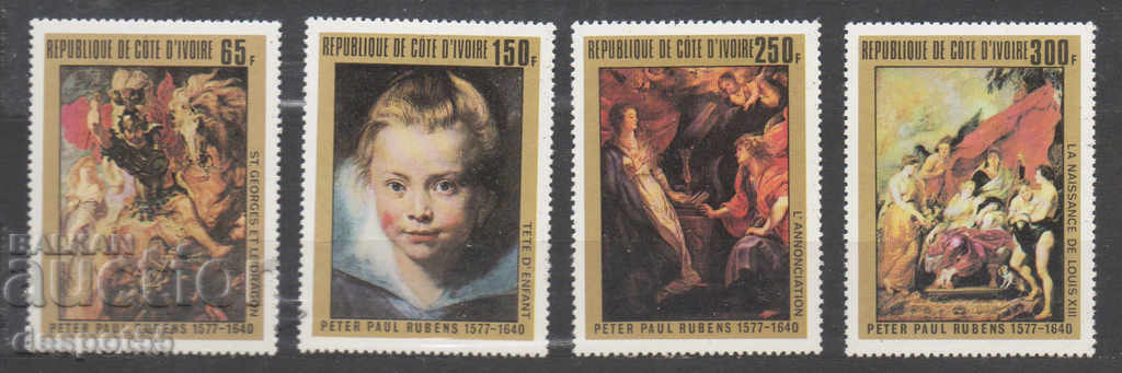 1978. Coasta de Fildeș. 400 de ani de la nașterea lui Rubens.
