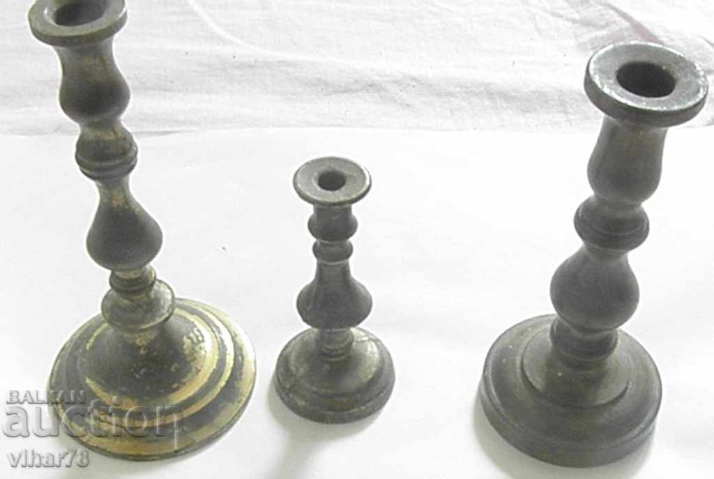 LOT OF THREE CANDLES with price 34.99 BGN | € 17.89